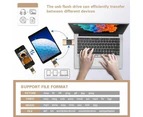 3 in 1 USB 3.0  2TB Flash Drive Memory Photo Stick for iPhone Android iPad Type C