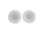 1 Pair 40-110mm Soft Memory Foam Headphone Earpads Replacement Headset Accessory White