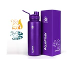 Aquaflask Original Vacuum Insulated Water Bottles 1180ml (40oz) - Grape