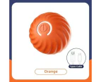 USB Electronic Smart Dog Toy Ball Interactive Pet Automatic Moving Ball Gift orange