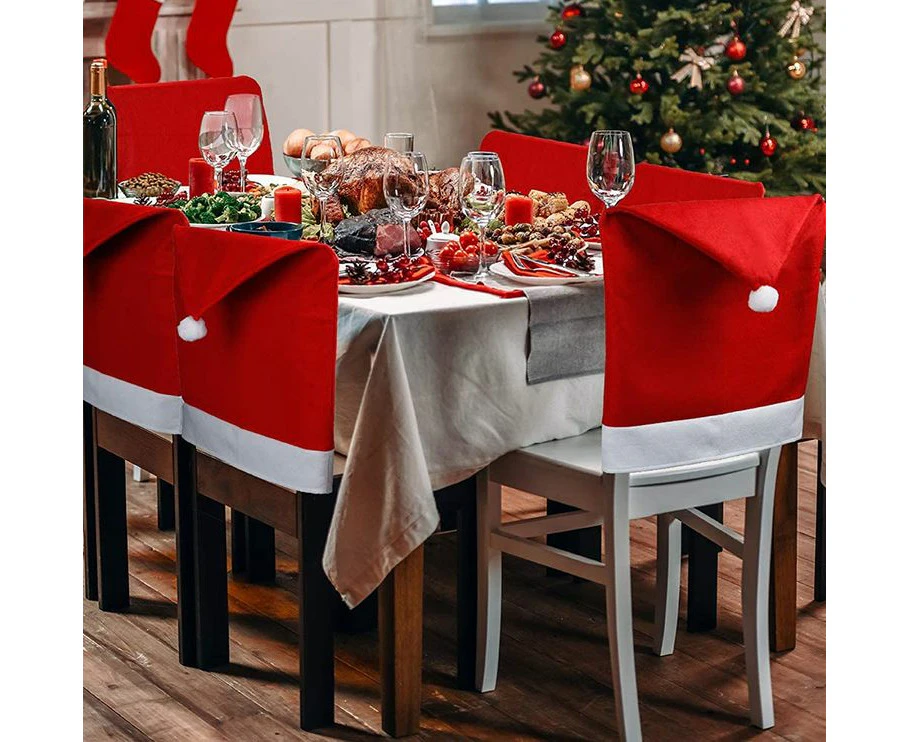 6 Piece Christmas Chair Cover Set