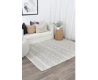 Wamberal Chevron Light Grey Wool Rug