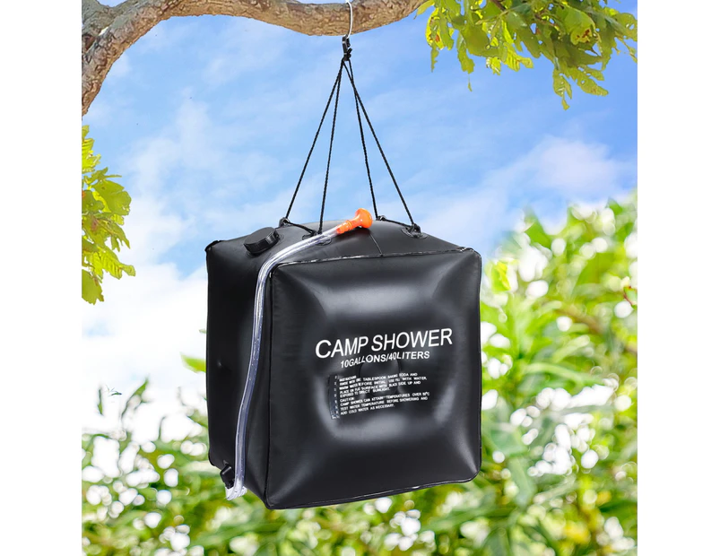 Weisshorn Camping Shower Bag 40L Black