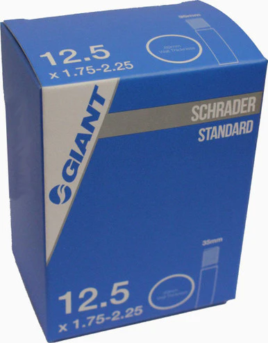 Giant 12.5x1.75/2.25" Schrader Valve 35mm Bike Tube