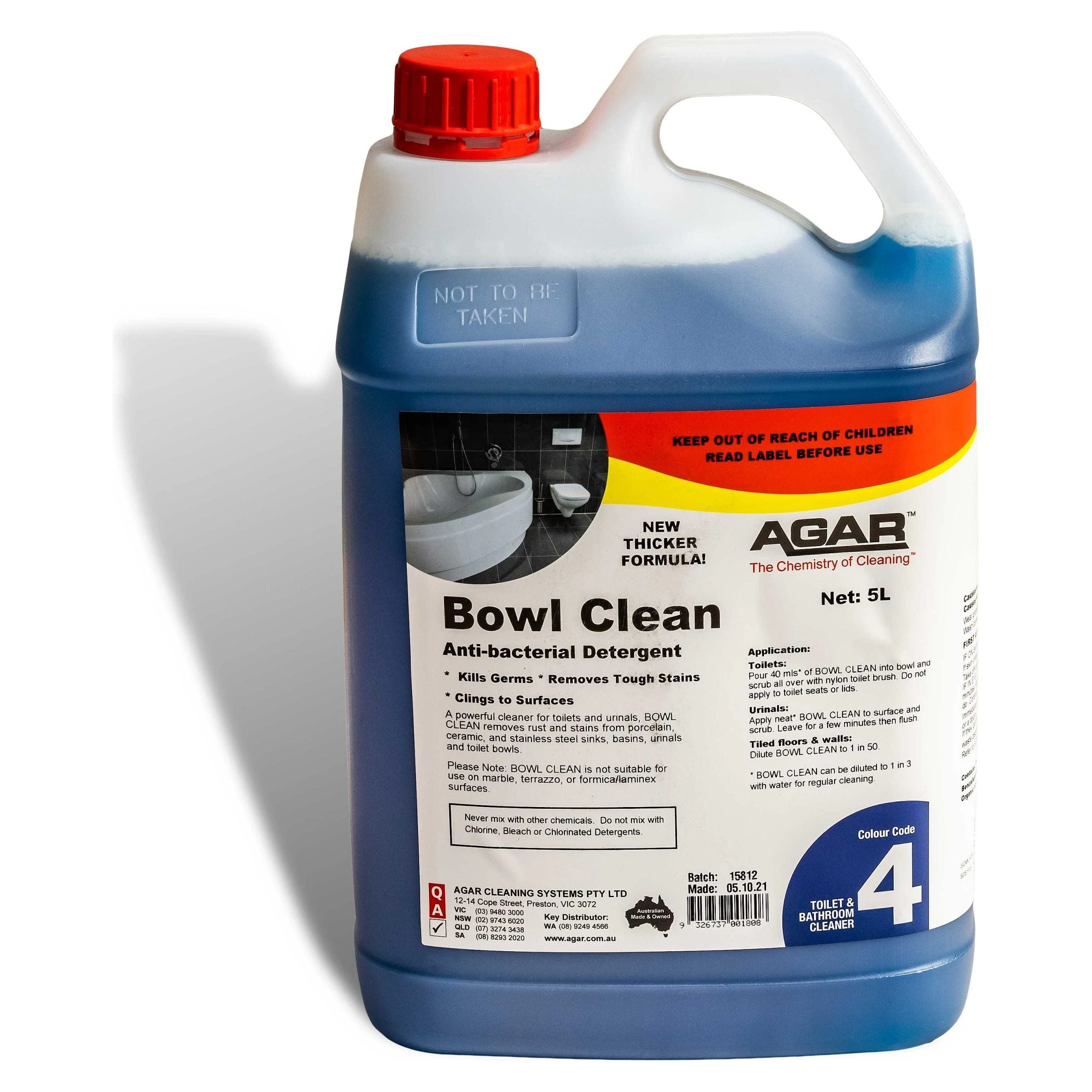 Agar - Bowl Clean - 5L