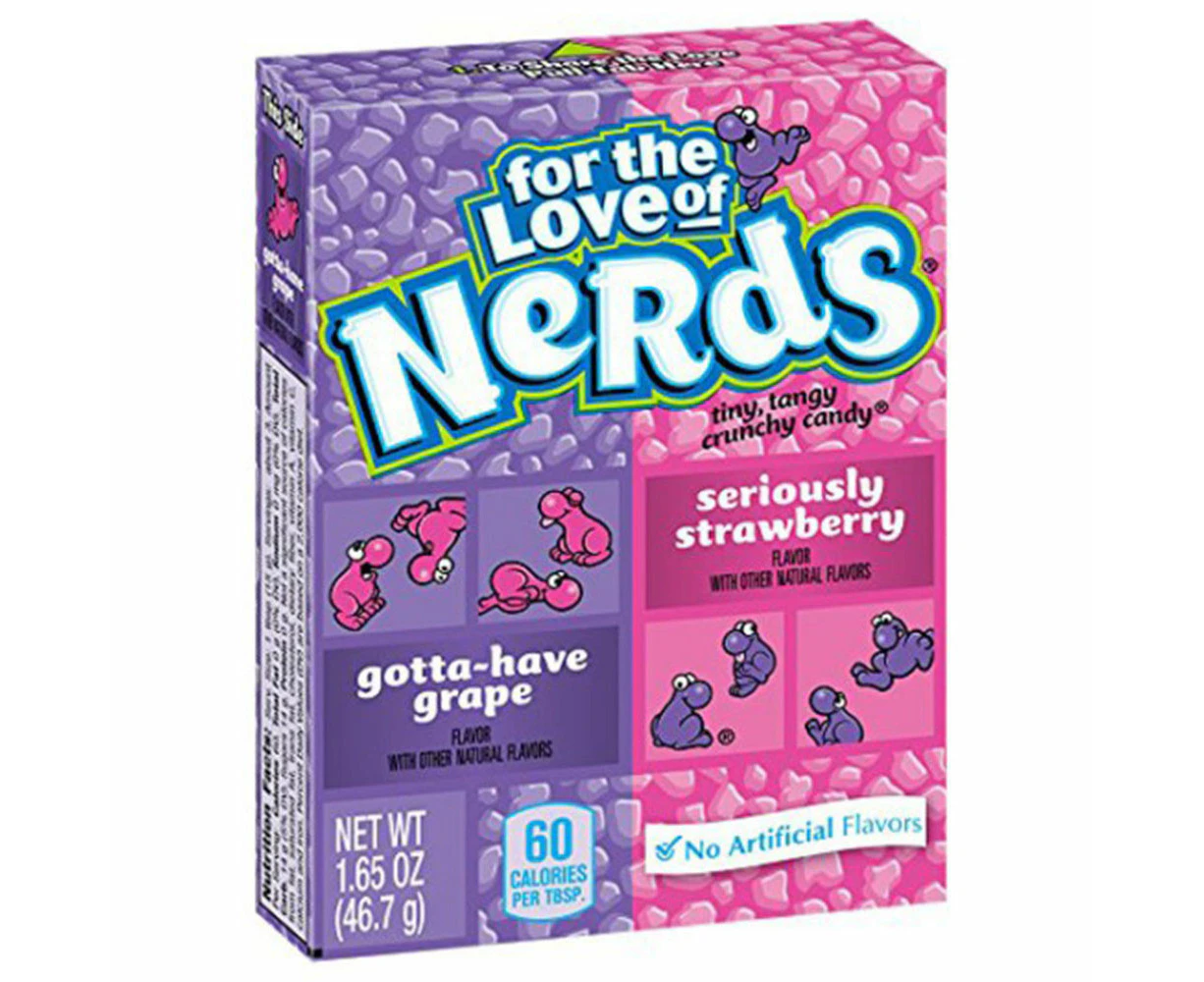 Nerds Grape & Strawberry Candy (24x46.7g)