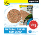 Aqua One Natural Gravel Red Sand 2kg (12207)
