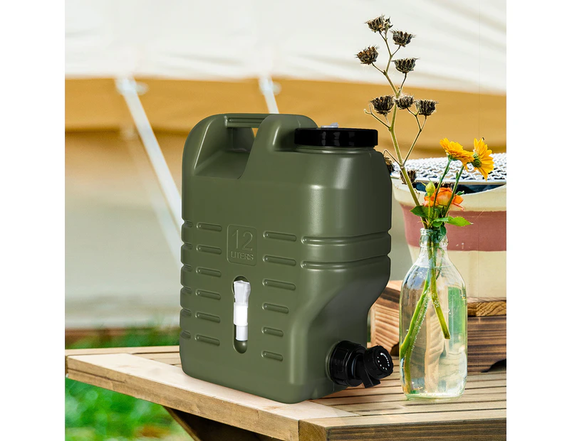 Mountview Water Container Jerry Can Bucket Camping Outdoor Storage Barrel 12L