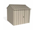 Stratco Handi-Hilander Garden Shed - Off White