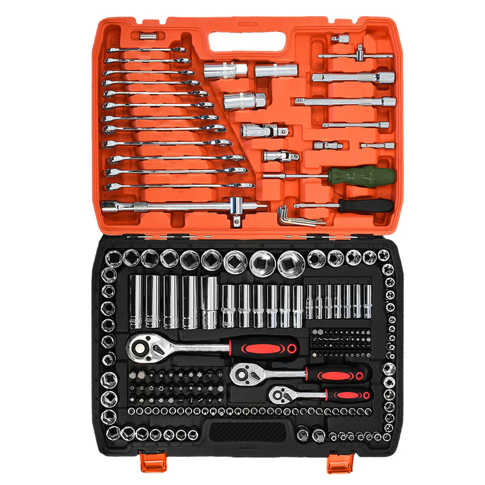 216pcs Ultimate Sockets Set Comprehensive Hand Tool Set Perfect For Home Essentials College Dorm Car Emergency Kit Ideal Apartment Essentials Men’s