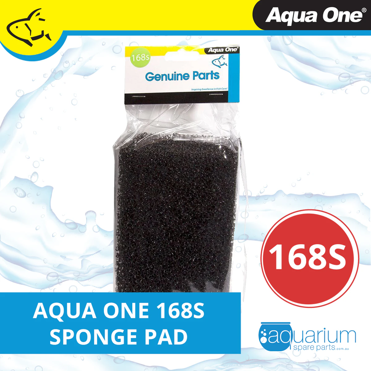 Aqua One LifeStyle 127 Sponge (3pk) 168s (25168s)