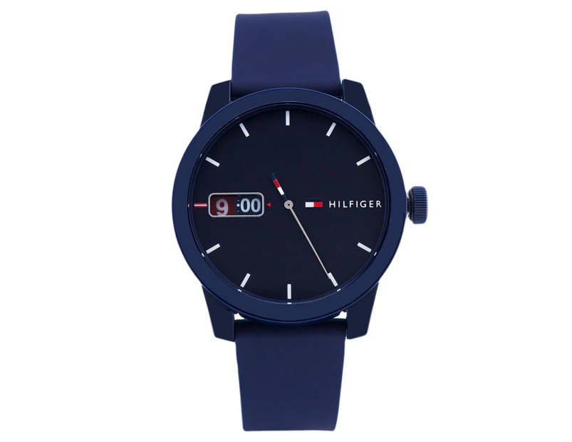 Tommy Hilfiger Navy Silicone Men's Watch - 1791381