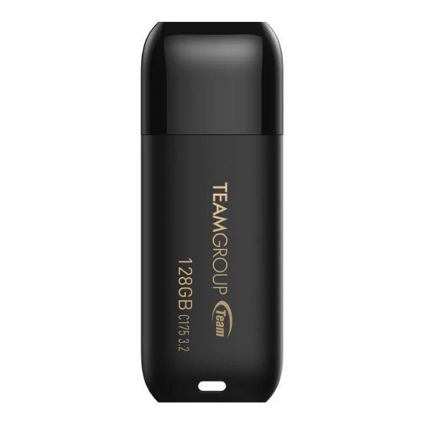 Team Group C175 USB 3.2 G1 Flash Drive 128GB, Read (Max) 100MB/s Black