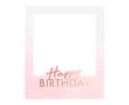 Mix It Up Rose Gold Foiled Personalised Happy Birthday Polaroid Frame