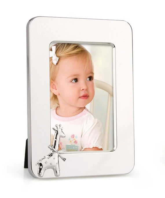 Whitehill Baby - Silver Plated Photo Frame - Giraffe