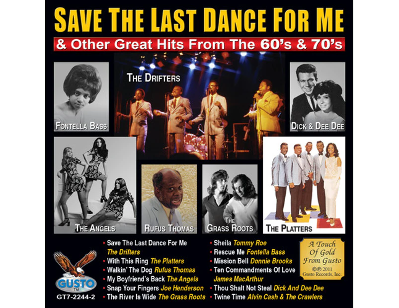 Various Artists - Save The Last Dance For Me and Other Great Hits From The 60's & 70's  [COMPACT DISCS] USA import