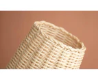 Hand-woven rattan vase, living room decorative vase, wicker small table vase for home decoration