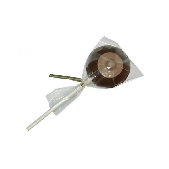 Erotic Chocolate Small Single Boob with Stick Lollipop