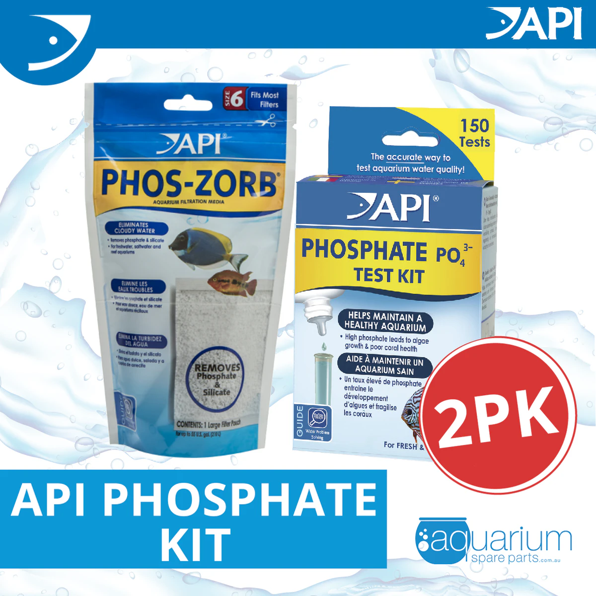 API Phosphate Kit (2 pack)