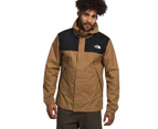 Mens The North Face Antora Utility Brown/ Black Jacket - Utility Brown