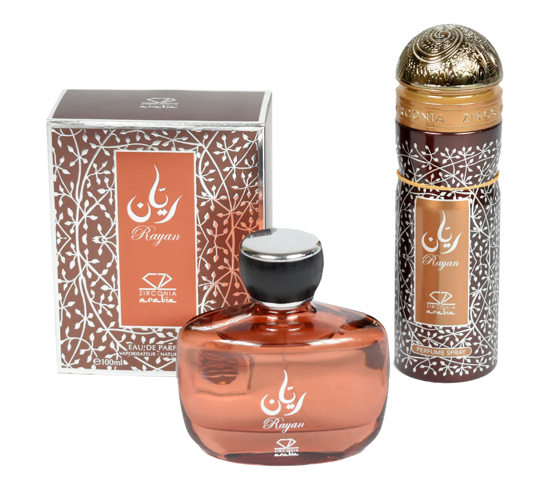 Zirconia Arabia Rayan EDP 100ml Perfume & Body Spray 200ml Set For Men