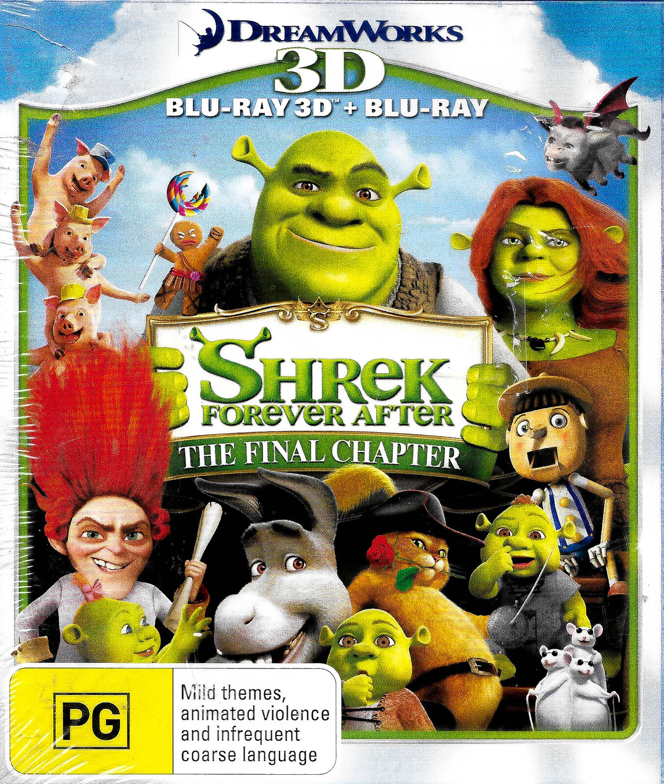 Shrek Forever After The Final Chapter (3D Blu-ray/Blu-ray) Region B