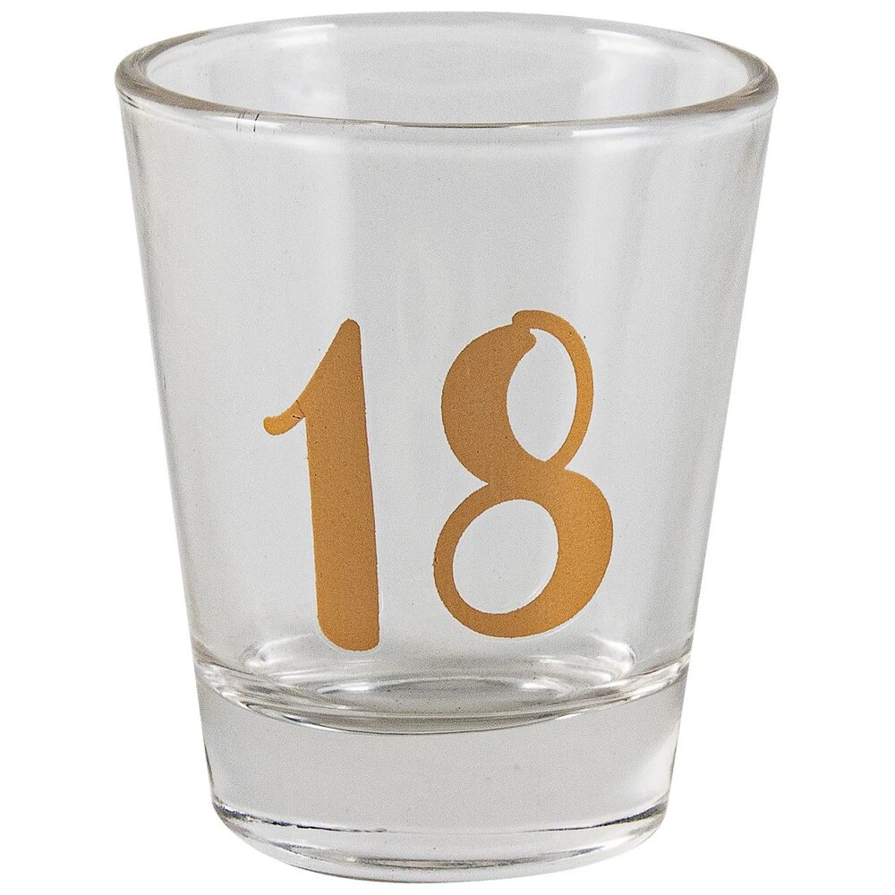 18th Birthday Shot Glass