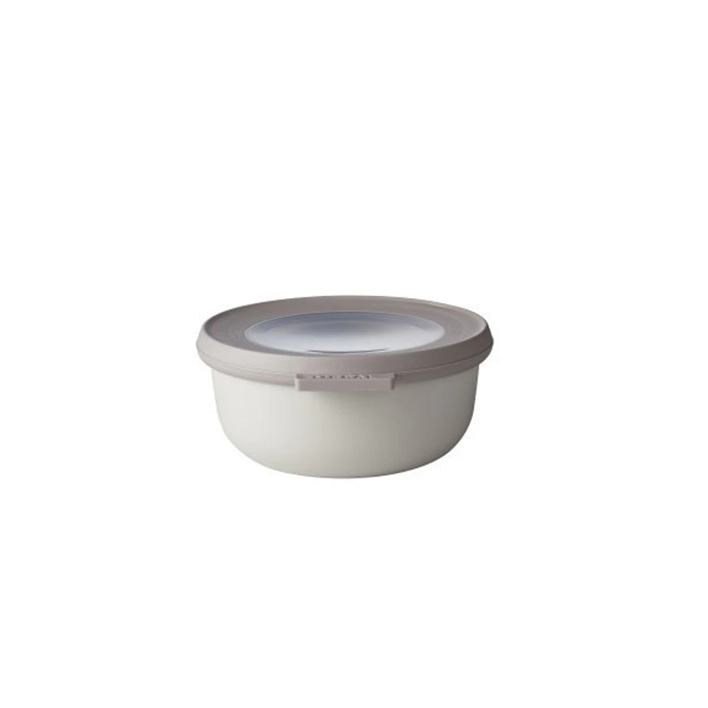 Mepal Multi Cirqula Food Bowl Container w/ Lid Round 350ml/12oz Nordic White