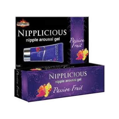 Hott Products Nipplicious Passion Fruit Nipple Arousal Gel 1oz Tube Excite Your Erogenous Zones With Tingling Sensation And Succulent Flavor