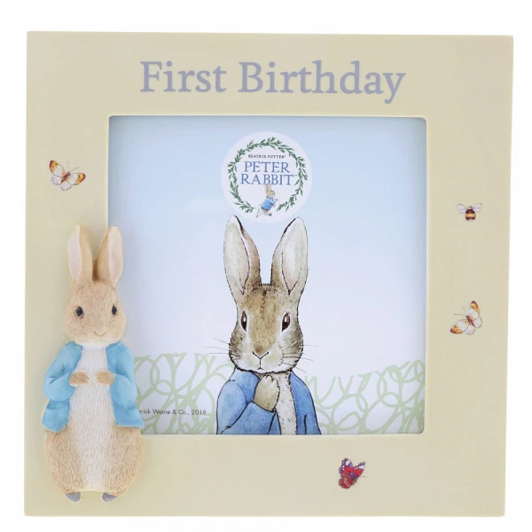 Beatrix Potter Peter Rabbit Photo Frame - Peter Rabbit First Birthday