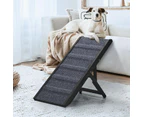 Alopet Dog Pet Ramp Adjustable Height Dogs Stairs Bed Sofa Car Foldable 90cm