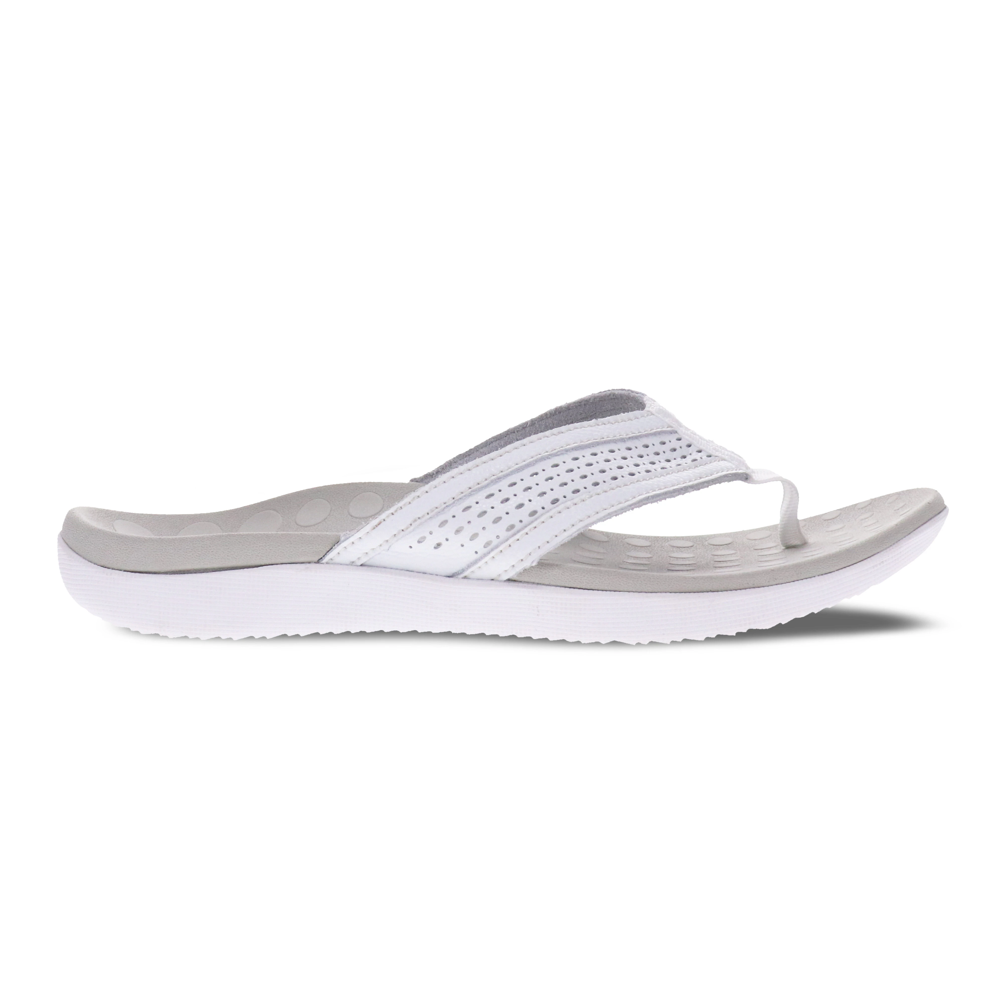 Scholl Women Spark Toe Post Sandal - White