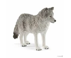 Schleich 7.6'' Mother Wolf w/ 2-Pups Action Figure Kids/Children Play Toy 3-8y