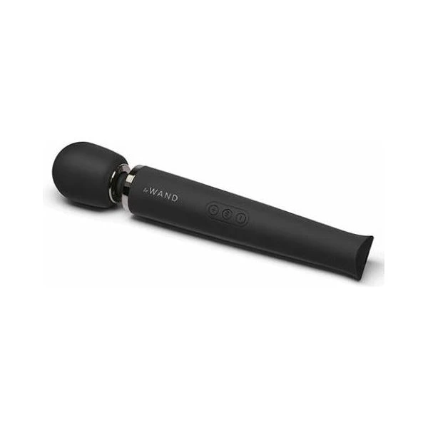 Le Wand Rechargeable Black Vibrating Massager Model Rw 10: Powerful Pleasure For All Genders, Intense Stimulation For Every Pleasure Zone