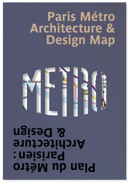 Paris Metro Architecture  Design Map by Mark Ovenden