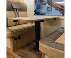 Adjustable Height Table Leg and Turntable Sliding System for Caravan RV