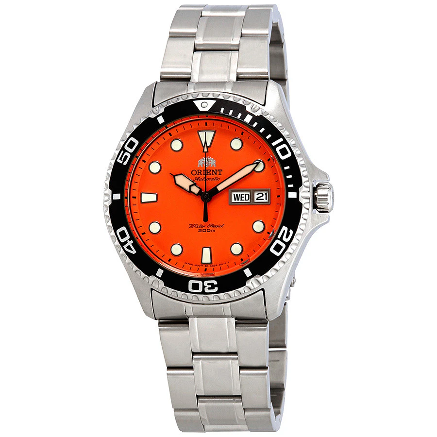 ORIENT Ray 2 FAA02006M9 AA02006m Orange Dial Divers