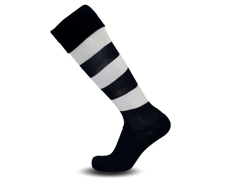 Buffalo Sports Ultra-Tec Football Socks - Black & White Hoops