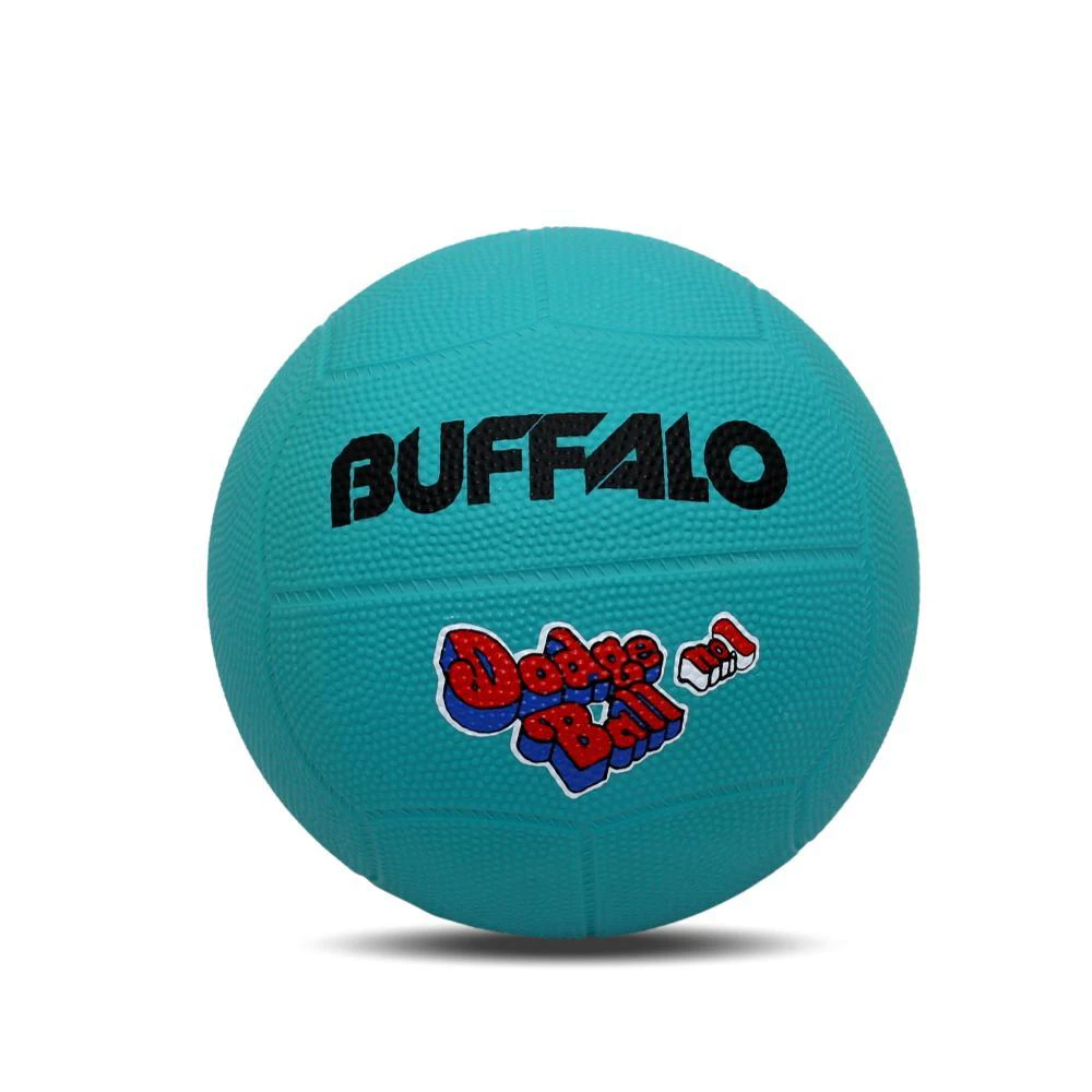 Buffalo Sports Rubber Dodge Utility Ball 18cm - Green