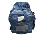 Buffalo Sports Deluxe Kit Bag on Wheels - Navy Blue