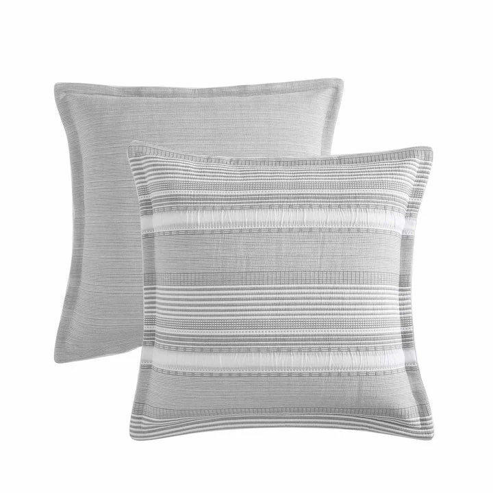 Private Collection Sinclair European Pillowcase Silver