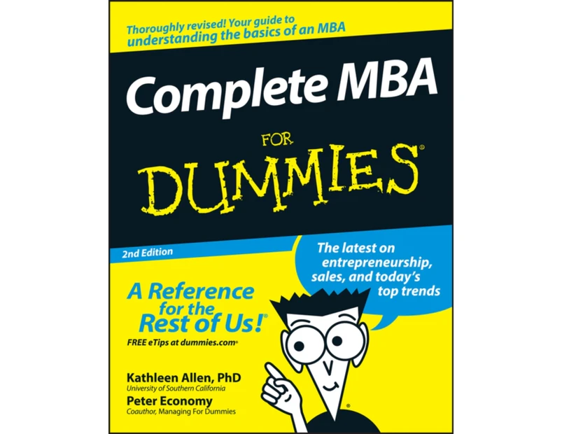Complete MBA For Dummies by Peter Leader to Leader magazine Economy