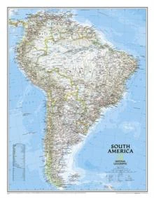 South America Classic Laminated by National Geographic Maps