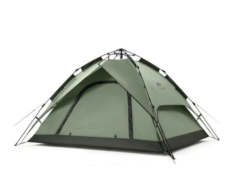 Naturehike 3-4 People Outdoor Camping Dual-Purpose Automatic Pop Up Tent Awning - Grey