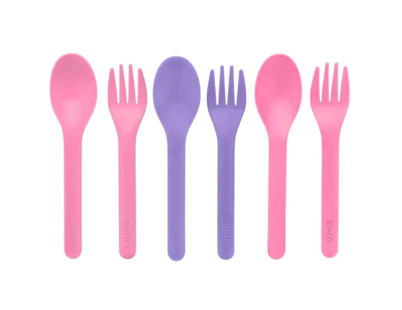 Omie 6 Piece Utensil Set Pink - Purple 8653PPU