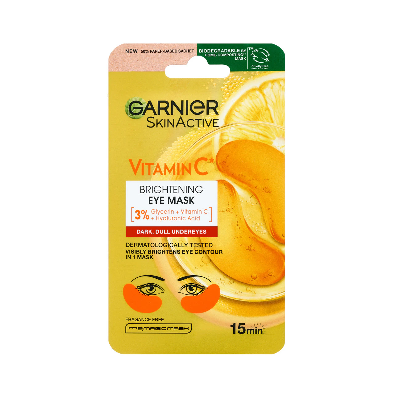 Garnier Vitamin C Brightening Serum Eye Mask 5g