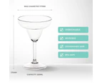 Unbreakable Margarita Glasses 285ml - Set of 4