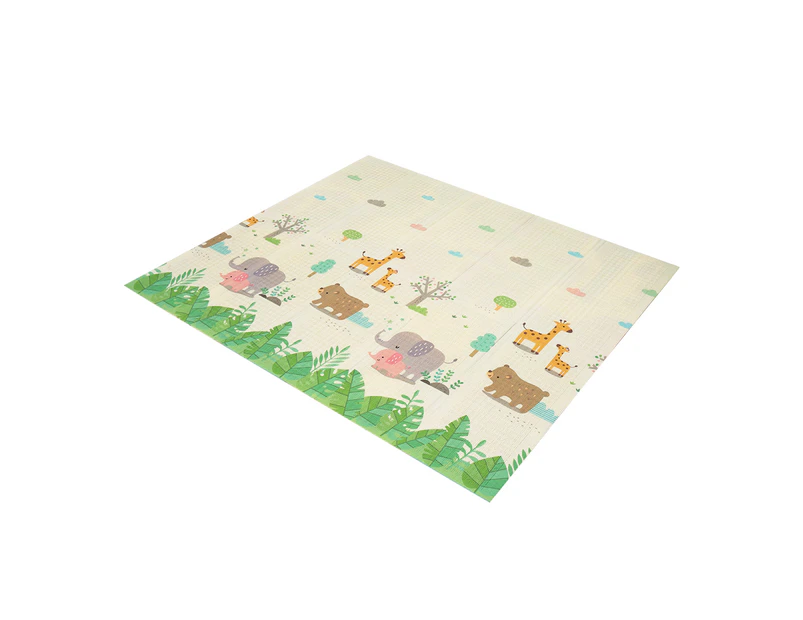 Playpals Kids Play Mat Baby Crawling Double Folding Pad XPE Foam Non-slip Carpet