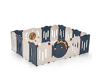 Playpals Kids Playpen Baby Large Safety Gate Toddler Fence Child Play 16 Panels