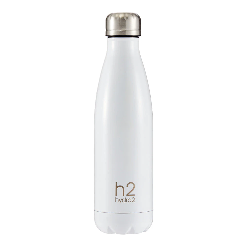 h2 hydro2 h2 Quench Bottle 500ml - White